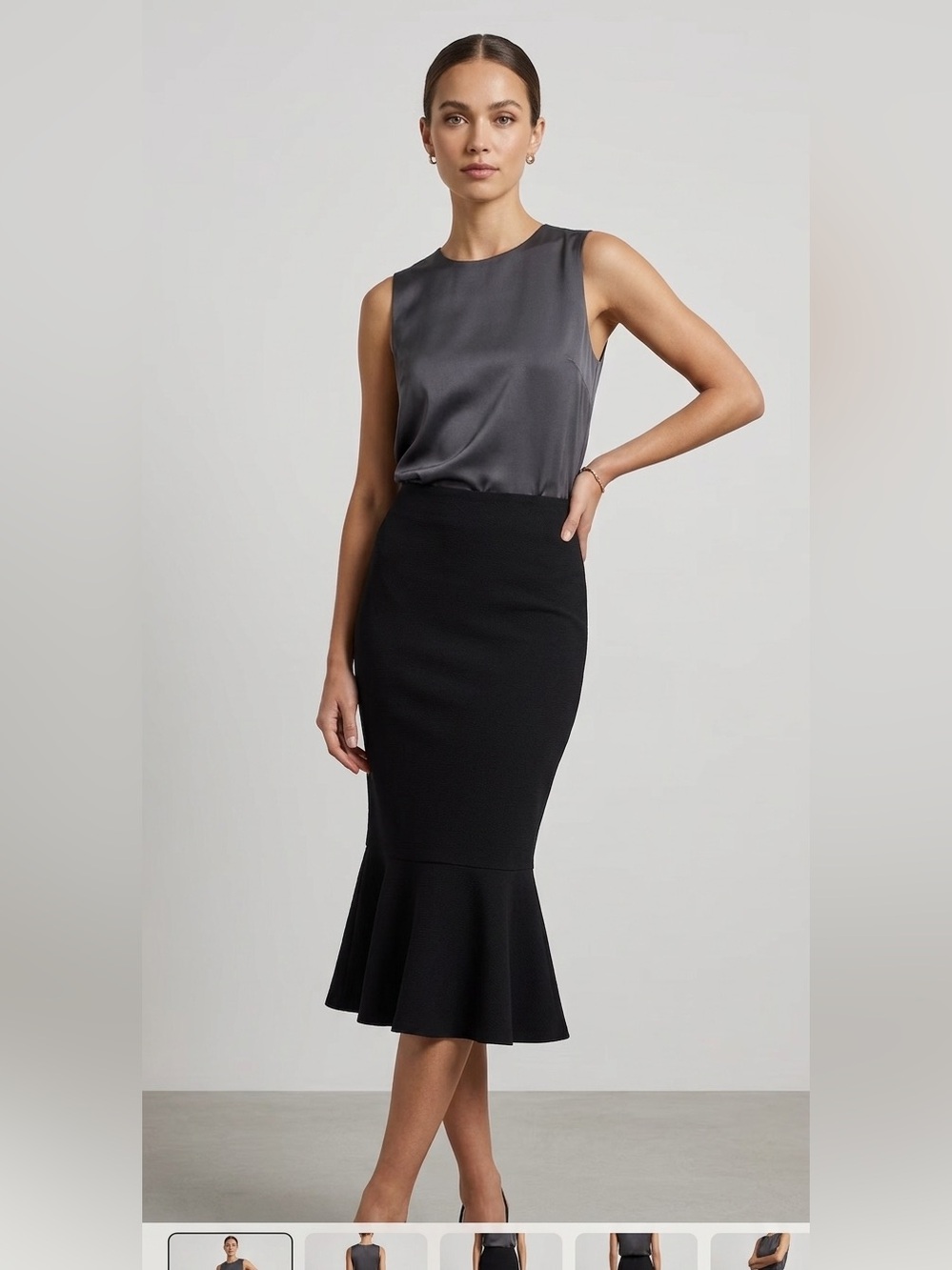 Express New With tags! Size Small Black Mermaid Hem Women's Skirt